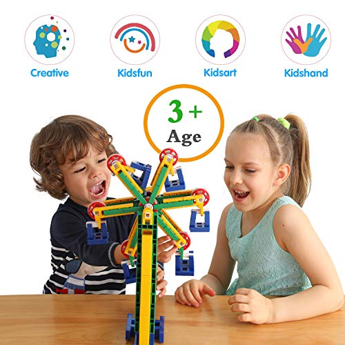 ZoZoplay STEM Toys Building Set Educational Construction Engineering Building Blocks Learning Toys Set for Boys and Girls Ages 3 4 5 6 7 8 9 10 Year Old Best Kids Toys Creative Fun Game (292 PCS) - Thumbnail 3