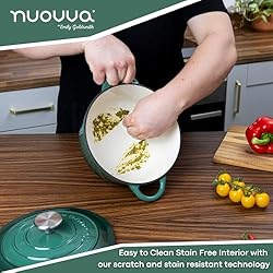 Cast Iron Dutch Oven with Lid – Non-Stick
