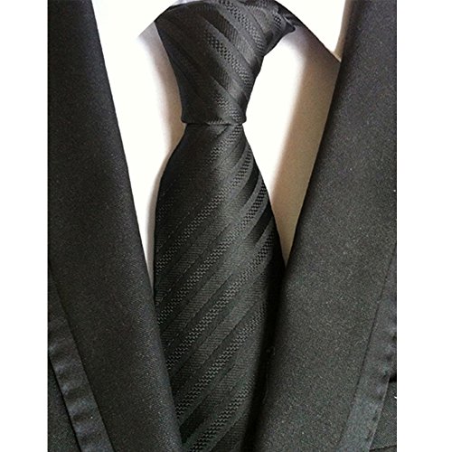 Jeatonge Lot 6 Pcs Mens Ties and 3 Free Tie Clips, Men's Classic Tie Necktie Woven Jacquard Neck Ties Gift box packing (Style 16)