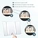 Jerrybox Makeup Vanity Mirror with LED Lights Trifold Cosmetic Mirror with Touch Screen, Dual Power Supply,180° Rotation