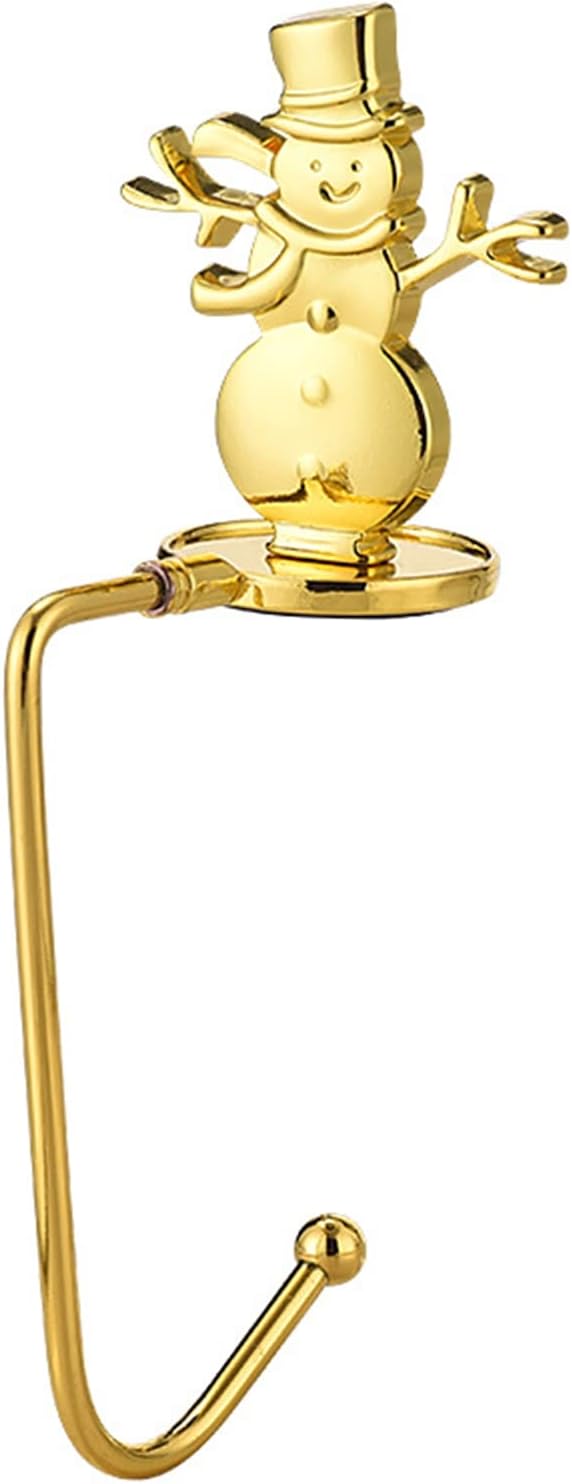 Ornament Hooks - Fireplace Socks Pendant Decorate Christmas Tree Polished Snowman Christmas Socks Hanger for Home H