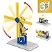 Air Fan Mechanical Gears Contraptions Craft Kit - Technic Construction Building Blocks | Children Science Engineering Educational STEM Creative Toys,3 in 1(Frustration Free Package) (Windmill)