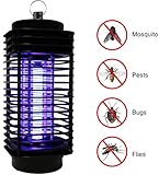 CYLONG Mosquito Killer Lamp, Bug Zapper and Fly Zapper Catcher Killer Trap - Protects up to 1.5 Acre/Bug and Fly Killer, Insect Killer, Mosquito Killer - for Residential and Commercial Use (Black)