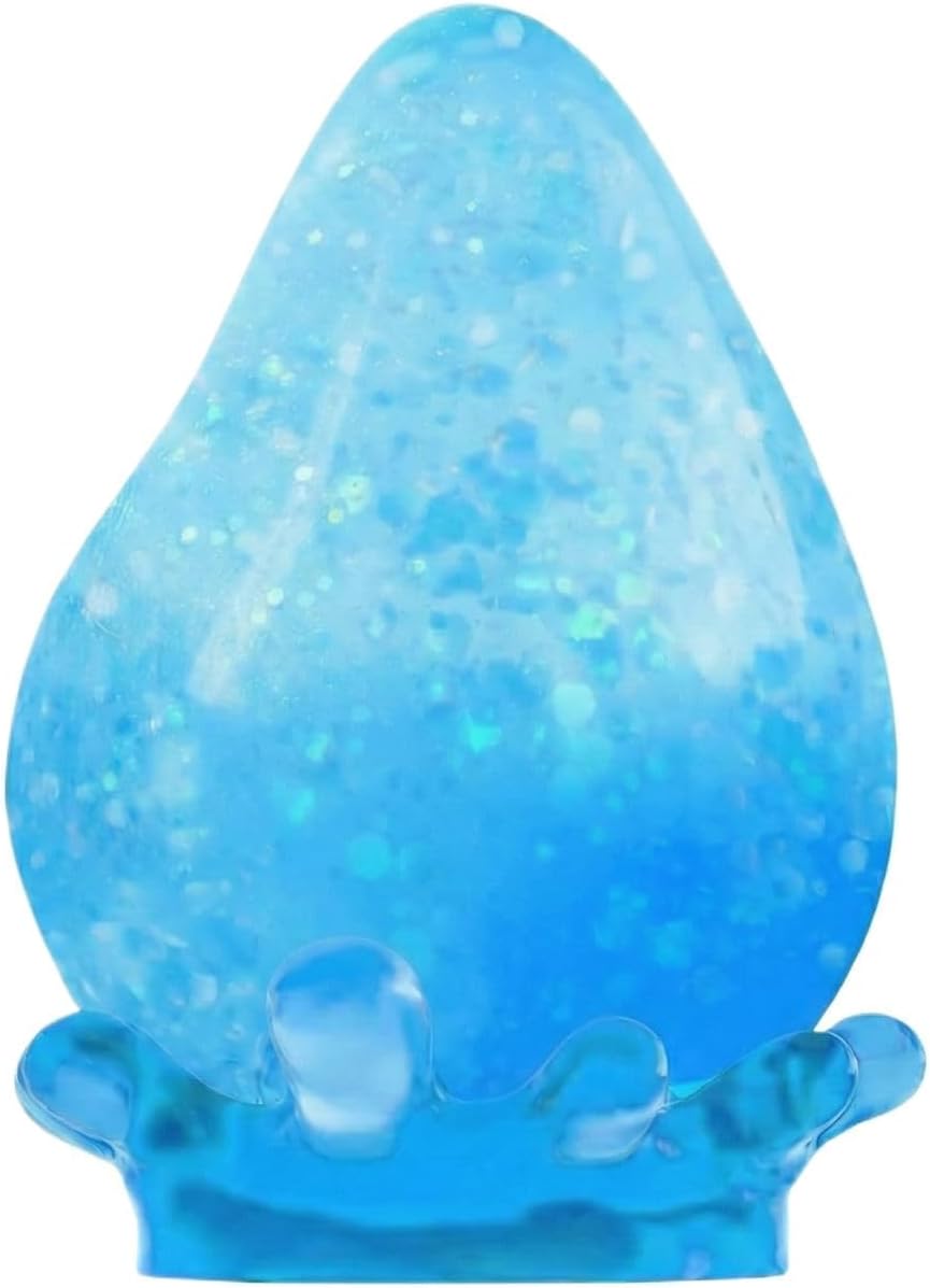 Water Drop Squeeze Squishies,Soft Fidget Stress Ball,Malt Sugar Squishy Stress 2026 New Slow Rise Relief Fidget Sensory for Anxiety Stress Party Favors (Pink) (Blue)