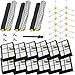 YOKYON Replacement Parts Kit Includes 3 Debris Extractor Sets, 12 Side Brush & 12 Hepa Filters for Roomba 800 900 Series 805 860 870 871 880 890 891 960 980 981 985 Vacuum Accessories