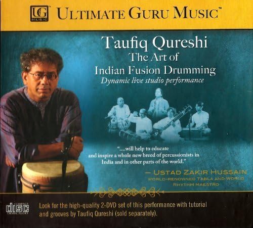 The Art Of Indian Fusion Drumming By Taufiq Qureshi Djembe Drum Kit Taufiq Qureshi Djembe Drum Kit Chandana Bala Vocals Ravindra Chary Vocals Amit Dutt Chaubey Tabla Tanmey Deochake Harmonium Sridar Parathasarthy Mridangam Taufiq amazon ca
