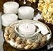 Spring Rose(TM) White Tealight Candles In Clear Round Cup(Set of 30). These Unscented Candles Are The Perfect Wedding Decorations. Be Sure To Add These To Your List Of Party Supplies.