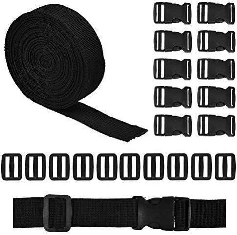 Fibbie 25mm Passante Quadrato Fibbie Plastica Flyshop - 2,5 Cm, 20 Pezzi, Per Collari E Cinghie