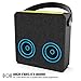 PUNKBOX Portable Wireless Bluetooth Speaker, Loud & Powerful Dual HD Speakers W/Enhanced Bass, AUX Input, Rechargeable Hands Free Speakerphone W/Noise Cancellation Mic for iPhone/Android [Black]