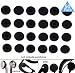 Soft Foam Earbud Headphone Ear Pads Replacement Sponge Covers Tips Foam Cushions Pad Protector Earplugs for Earphone Headset Earpiece MP3 MP4 Moblie Phone ect, Diameter 18MM, Black Color, Pack of 50