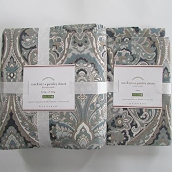 Amazon Com Pottery Barn Mackenna Paisley Duvet King Cali King