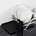 MICOE Dish Drain Drying Rack 1 tier Tableware organizer with Cup Holder Large Capacity dish racks for counter H-WDT1001