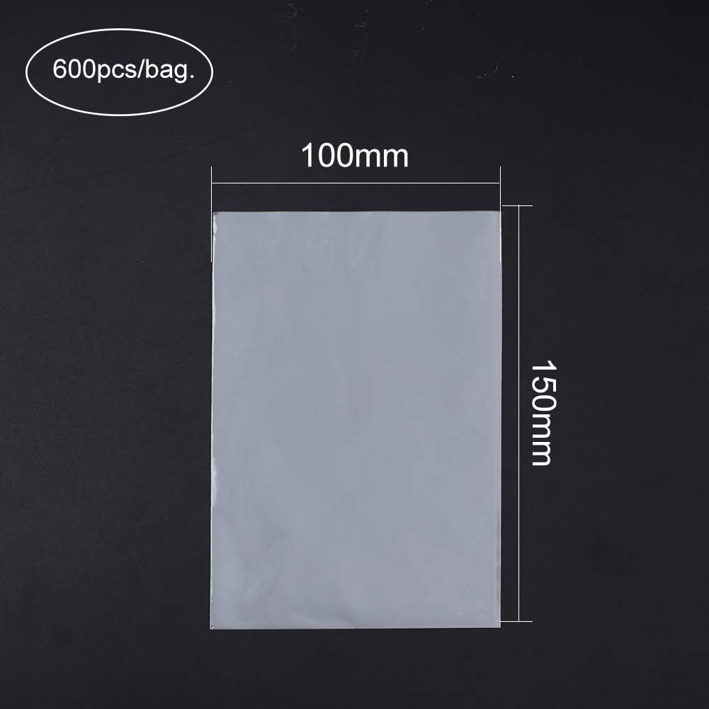 PH PandaHall 600pcs Clear Flat Cello Cellophane Treat Bags - Image 4