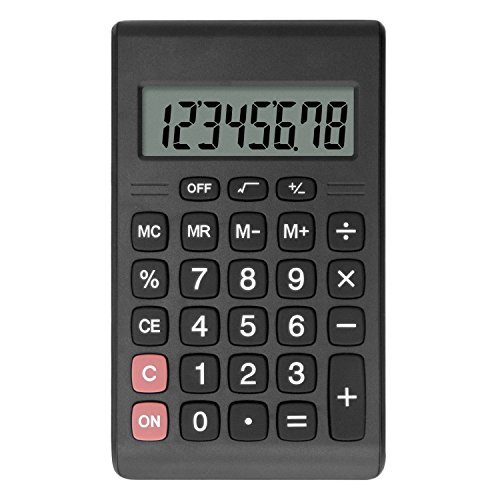 Calculator, Helect Compact Design Standard Function Handheld Portable Calculator - H1007