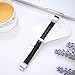 Konikit Fitbit Alta HR and Bands Leather Accessory, Adjustable Replacement Wristband with Metal Connectors, Black
