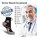 Bluemaple Compression Socks for Men & Women Circulation-Ankle Plantar Fasciitis Socks Support for Athletic