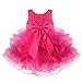 YiZYiF Baby Girls' Birthday Pageant Wedding Beading Bodice Ruffle Tutu Dress