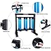 ODDSPRO Fishing Rod Rack, Fishing Rod Holder - 2 Styles Holds Up 6 or 18 Rods - for Freshwater Fishing Rods and Combos (Silver-18Rods)