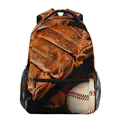 baseball print backpack