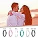 Egnaro Silicone Wedding Bands for Women, Inner Arc Ergonomic Breathable Design Womens Silicone Wedding Ring with Metal Plate, 4mm Width Rubber Wedding Bands Women with Metal Plate, No-Toxic,Skin Safe