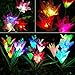 YiFi-Tek Outdoor Garden Solar Lights, Purple/White/Pink