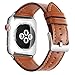 Mkeke Compatible Apple Watch Band 42mm Genuine Leather iWatch Bands Brown