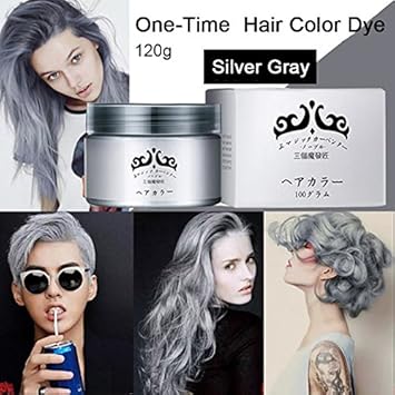 Buy Generic White One Time Temporary Dye Hair Color Cream Gray