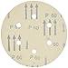 Bosch SR6R000 Assorted Grits 6 in. 6 Hole Hook-and-Loop Sanding Discs