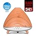 Essential Oil Diffuser Humidifier, multifun 500ml Ultrasonic Humidifier Large, Ultra Quiet Aromatherapy Cool Mist Humidifier with Night Light, 4 Timer Auto Shut-off Humidier Office Home, Last 18hrs