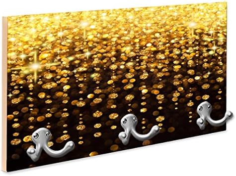 Gold Glitter Decorative Coat Hanger