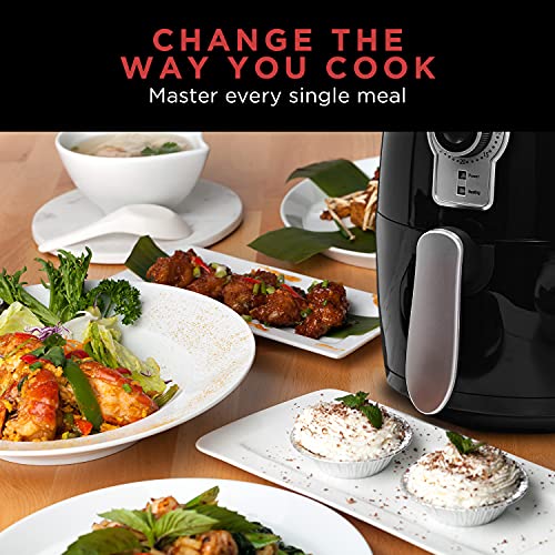 Chefman Small Compact Air Fryer Healthy Cooking, 2 Qt Nonstick, User