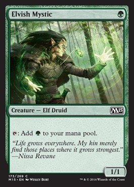Magic: the Gathering - Elvish Mystic (173/269) - Magic 2015