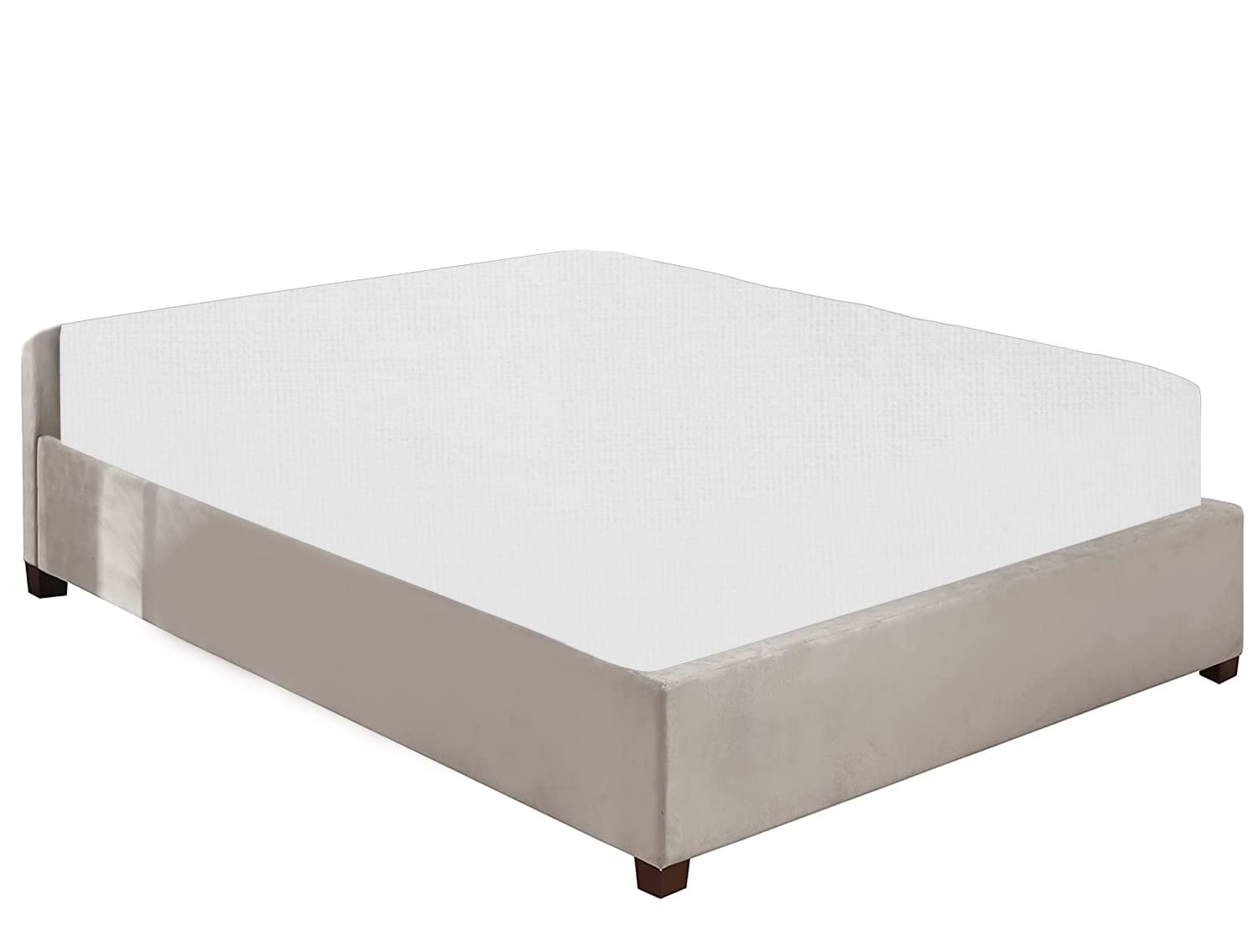Luxury Bedding Brushed Cotton Flannelette Deep Fitted Sheets 25CM/10 Box Fit in 12 Colours Single Double King Super King (White, Double)