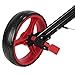 Caddymatic Golf X-Lite One-Click Folding Pull/Push Golf Cart Black/Red