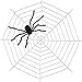 AmyHomie Giant Spider,Halloween Spiders Web,Best Halloween Decorations,Christmas Decor (1, White)