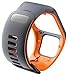 TomTom Spark GPS Fitness Watch Accessory Strap (Grey/Orange, Large)