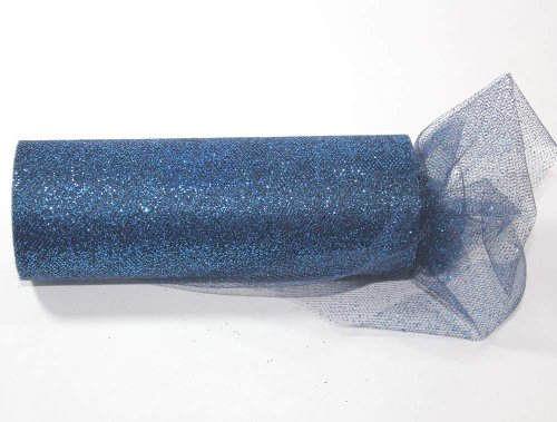 *SALE* 9 GLITTER Tulle Rolls each one 6" By 30 Ft
