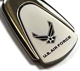 Air Force Wing Chrome Teardrop Key Fob Authentic Logo Key Chain Key Ring Keychain Lanyard