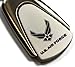 Air Force Wing Chrome Teardrop Key Fob Authentic Logo Key Chain Key Ring Keychain Lanyard