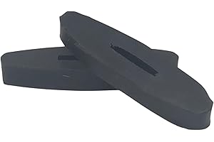 LBH MARKET Rubber Rein Stops Running Martingale Horse Rubber Rein Stoppers - Pair (Black)