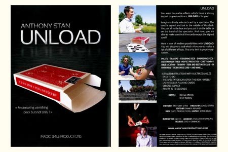 UNLOAD RED (DVD & Gimmicks) by Anthony Stan - Trick