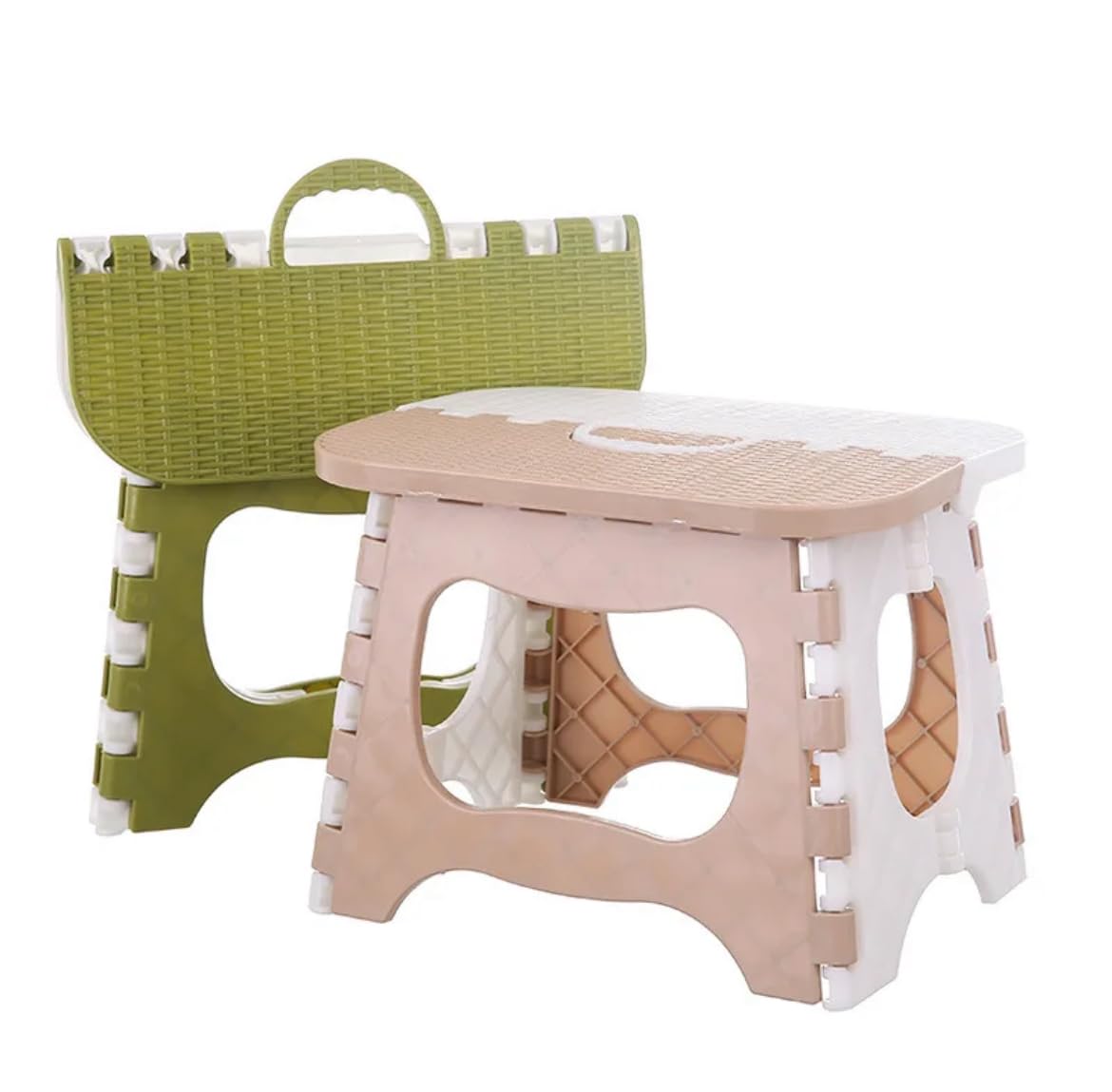 Photo 1 of ************ONLY THE GREEN ONE***************
Collapsible Plastic Step Stool, 8W x 6.5D x 7H inches, Mini Size (Lime/White)