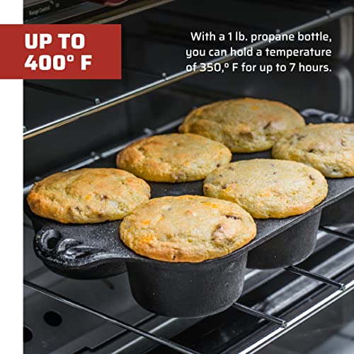 Camp Chef Outdoor Camp Oven, Dimensions with handles 15 in. L x 25 in