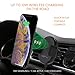 Kenu Airframe Car Phone Mount Wireless Charger - Air Vent Cell Phone Holder - 360 Degree Pivot, Qi Fast-Charging - Extra Large Expandable Grip - Use with Latest iPhones, Samsung and Androids