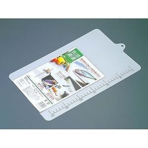 plastic cutting board with measurements