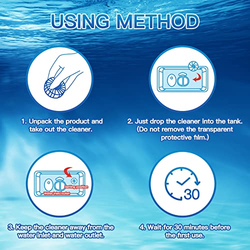 Vacplus Toilet Bowl Cleaners, UltraClean Toilet Cleaners for