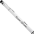SuperStroke Zenergy Tour 3.0 17" Golf Putter Grip with No Taper Enhanced SPYNE Technology, New Multi-Zone Texturing and Tech-Port, Black/White