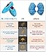 Blue Shoe Guys Premium Disposable Boot & Shoe Covers (Disposable (Waterproof Version), One Size Fits Most Shoe Sizes)