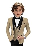 Tuxedo Suits for Boys 3 Pieces Slim Fit Boys Formal