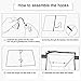Kntiwiwo 4 Shelves Hanging Handbag Purse Organizer Storage Purses Handbags Closet Purse Holder Handbags Organizer Purse Closet Organizers Storage with Clear PVC Window Pocket (Grey)